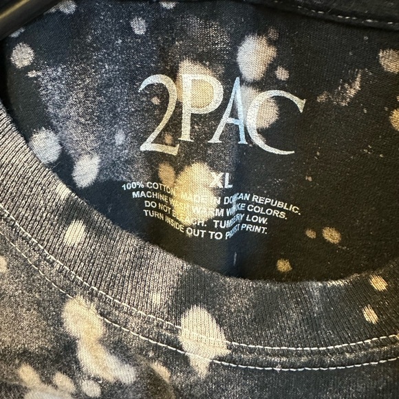 2PAC Graphic Tee | Black and Beige | XL | NWOT - Picture 5 of 7